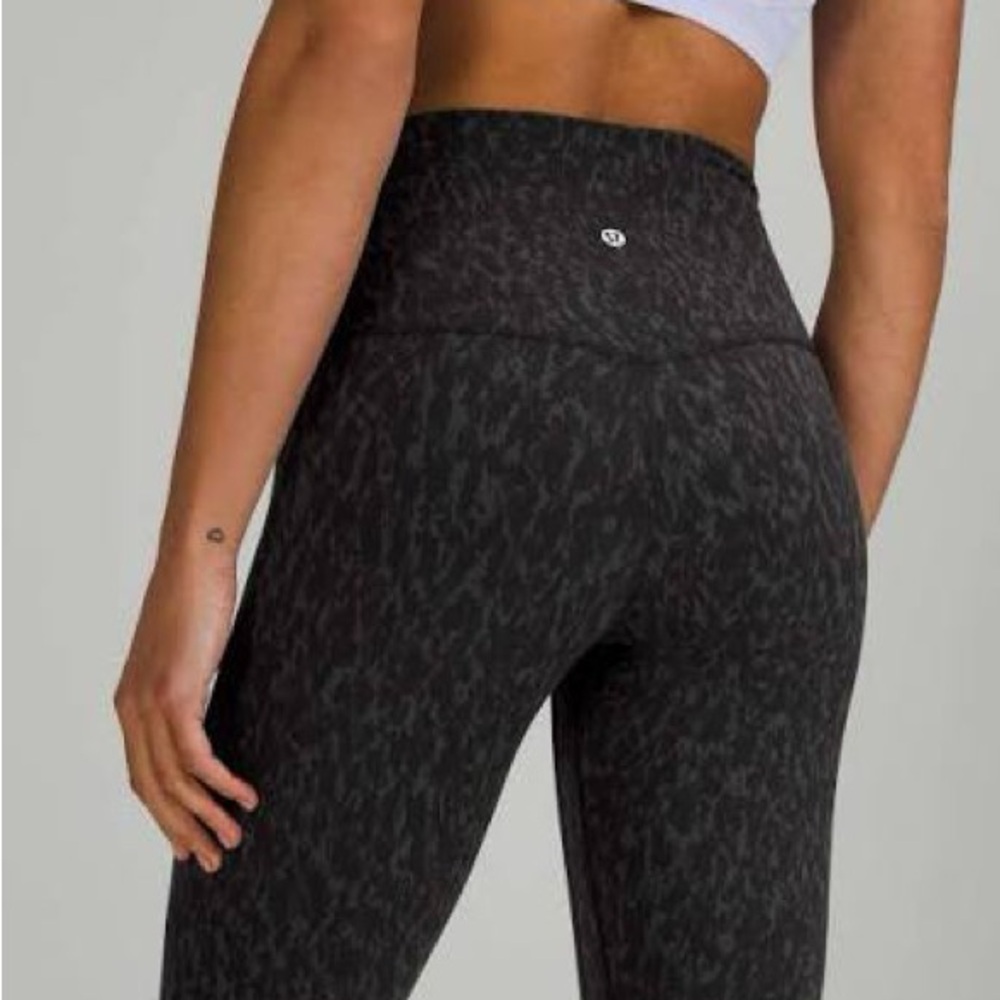 Lululemon High-Waist Athletic Leggings in Animal Print